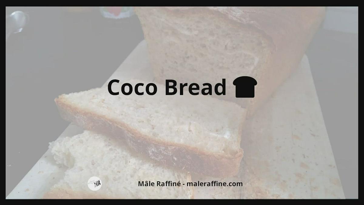 'Video thumbnail for How To Bake A Fluffy Coco Bread? Recipe - Vegan Tahitian Specialty'
