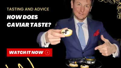 Como É O Gosto Do Caviar? Como Comer Caviar Preto De Esturjão?