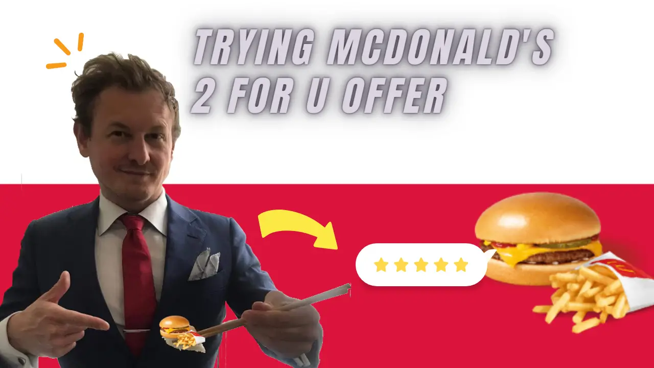A oferta 2 for u no McDonald's: um banquete para todos